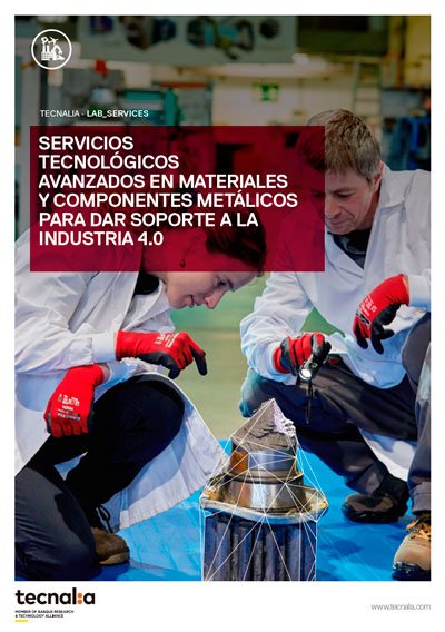 Catálogo de ensayos a materiales y componentes metálicos