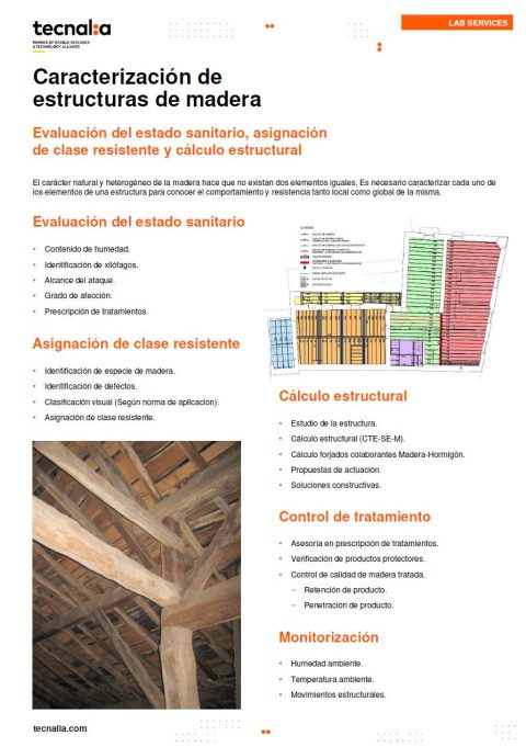 Diagnóstico de calidad estructural de las vigas de madera - ITM  Tratamientos de la Madera