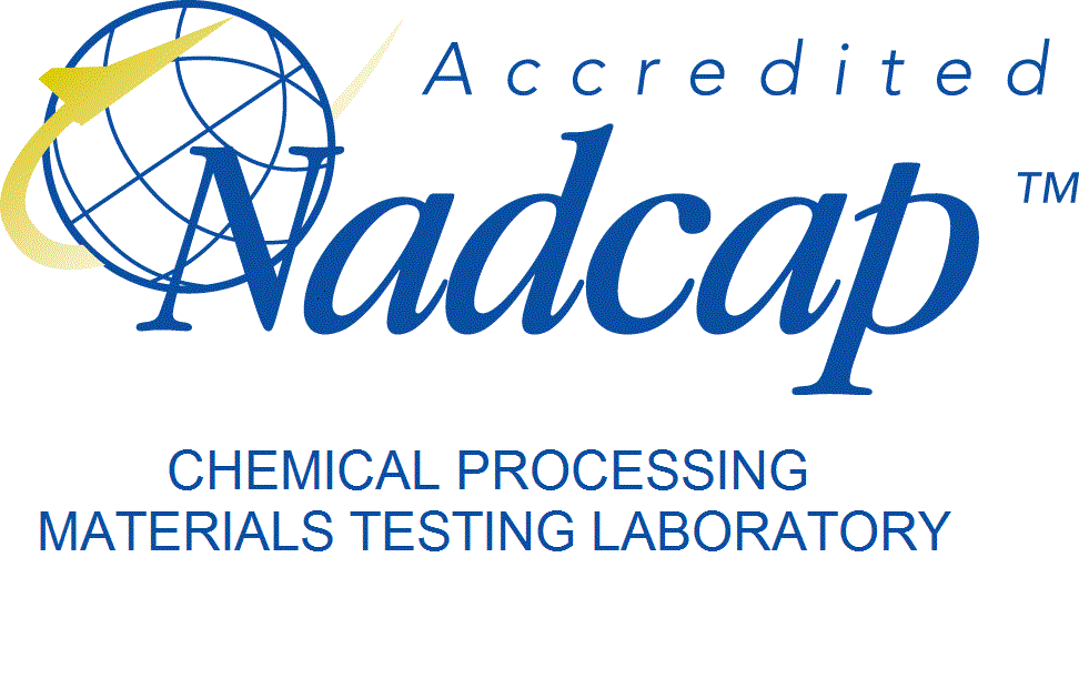 NADCAP MTL accreditation for Materials Testing