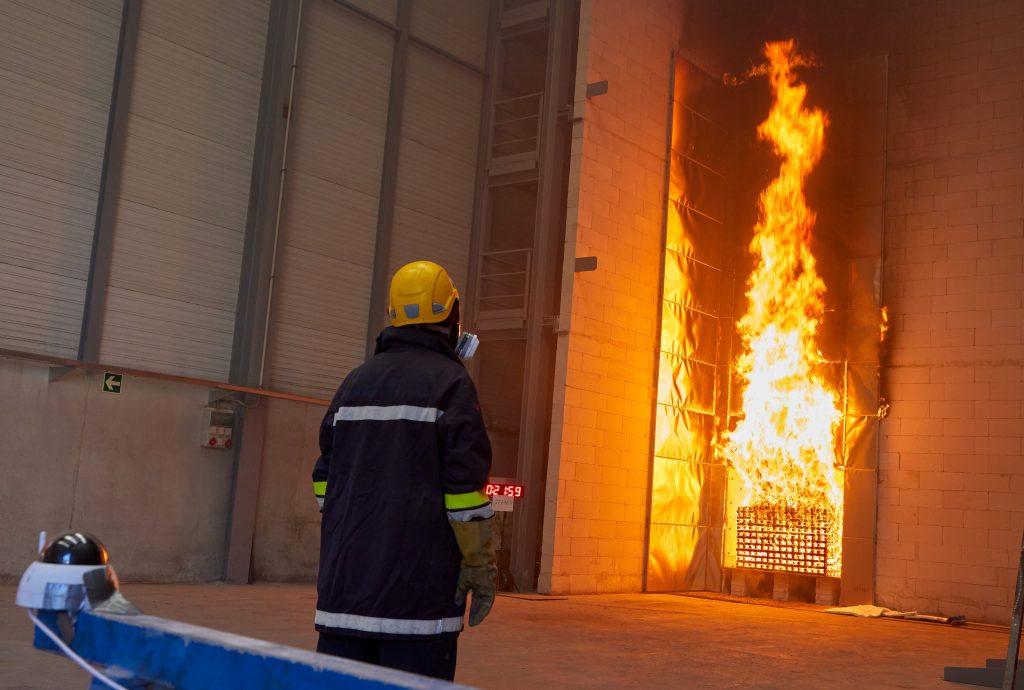 Laboratorio de ensayos de fuego