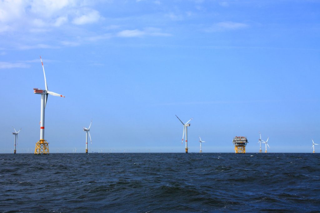Parque offshore de aerogeneradores