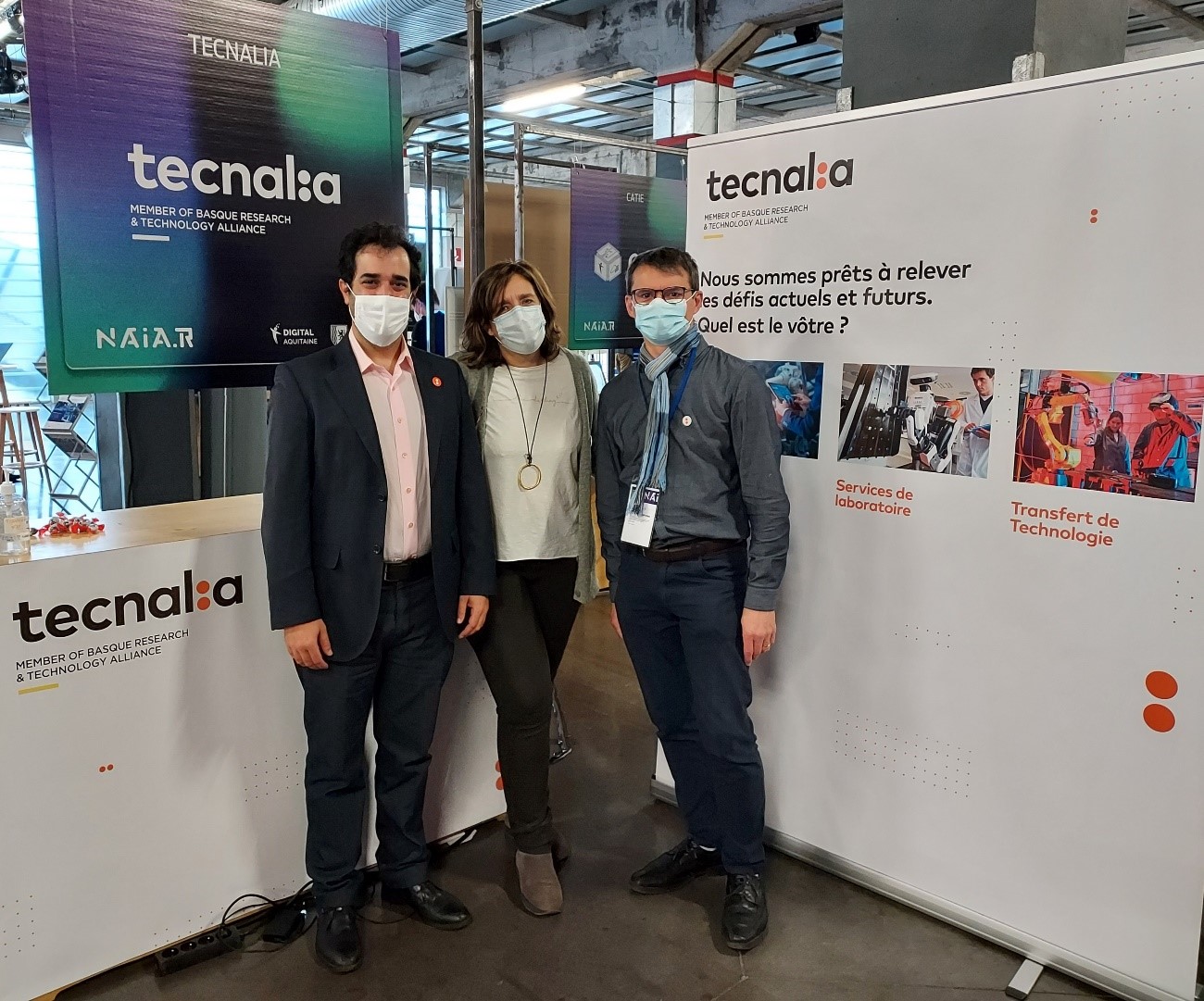 TECNALIA au rendez-vous de l’intelligence artificielle et robotique NAIA.R à Bordeaux
