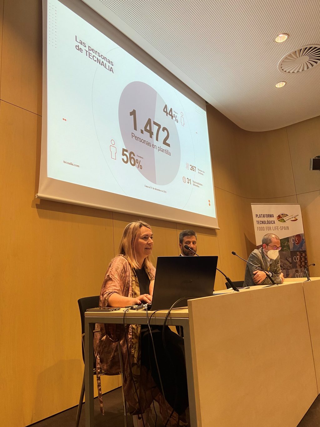 Izaskun Marañon en la Jornada ALIBER en Alimentaria 2022