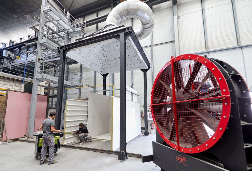 TECNALIA incorpora una campana calorimétrica de gran escala