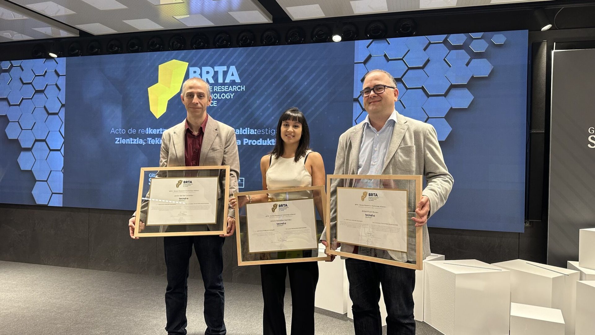 BRTA premia la proyección y trayectoria investigadora