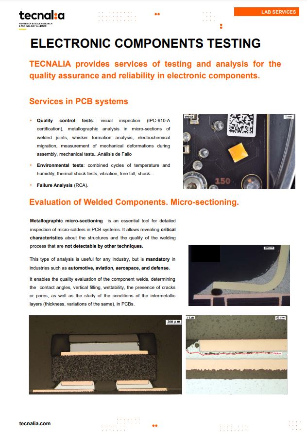 electronics components testing