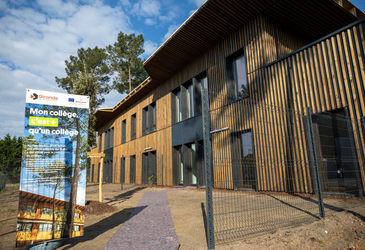 Inauguramos un edificio sostenible, edificado con un uso intensivo de madera