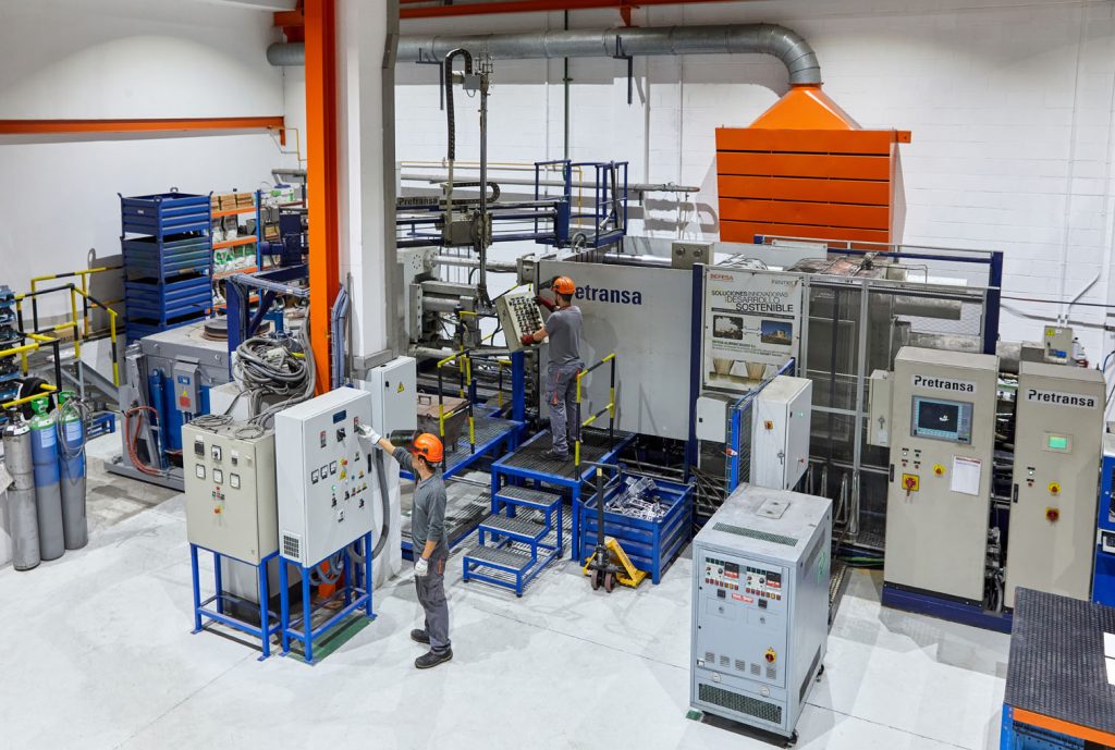 planta procesos metalurgicos de TECNALIA cirmetal, imagen de las instalaciones