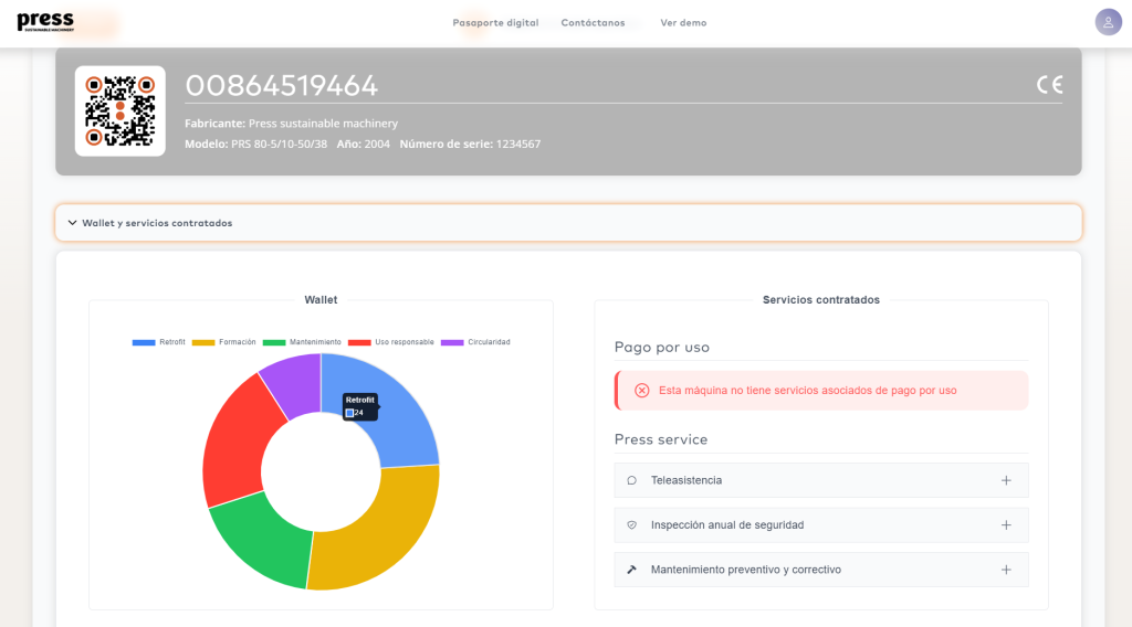 imagen del pasaporte de activo digital de TECNALIA