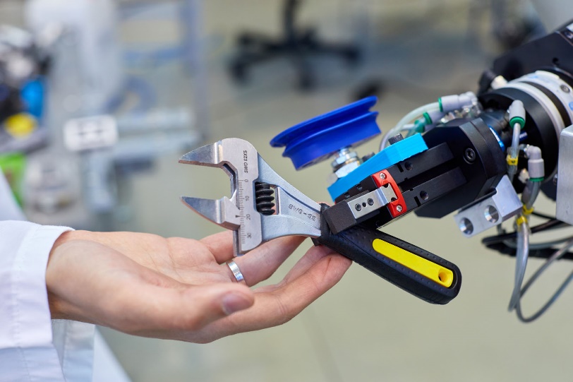 imagen de fabricación colaborativa mediante robótica y gemelos digitales: FABRICARE