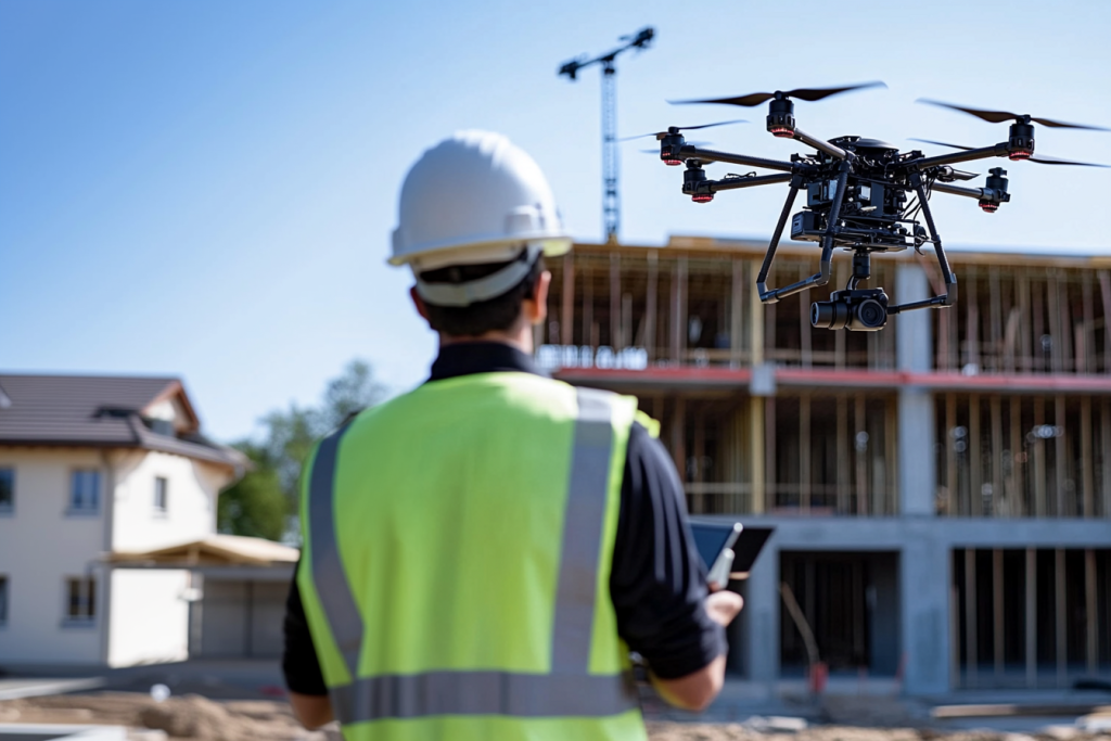 dron para inspección de edificios