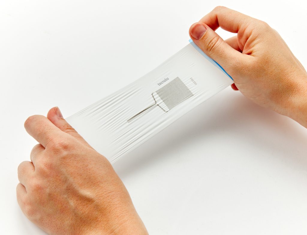 imagen de STRETCHVEIL: Velos obtenidos por electrospinning imprimibles