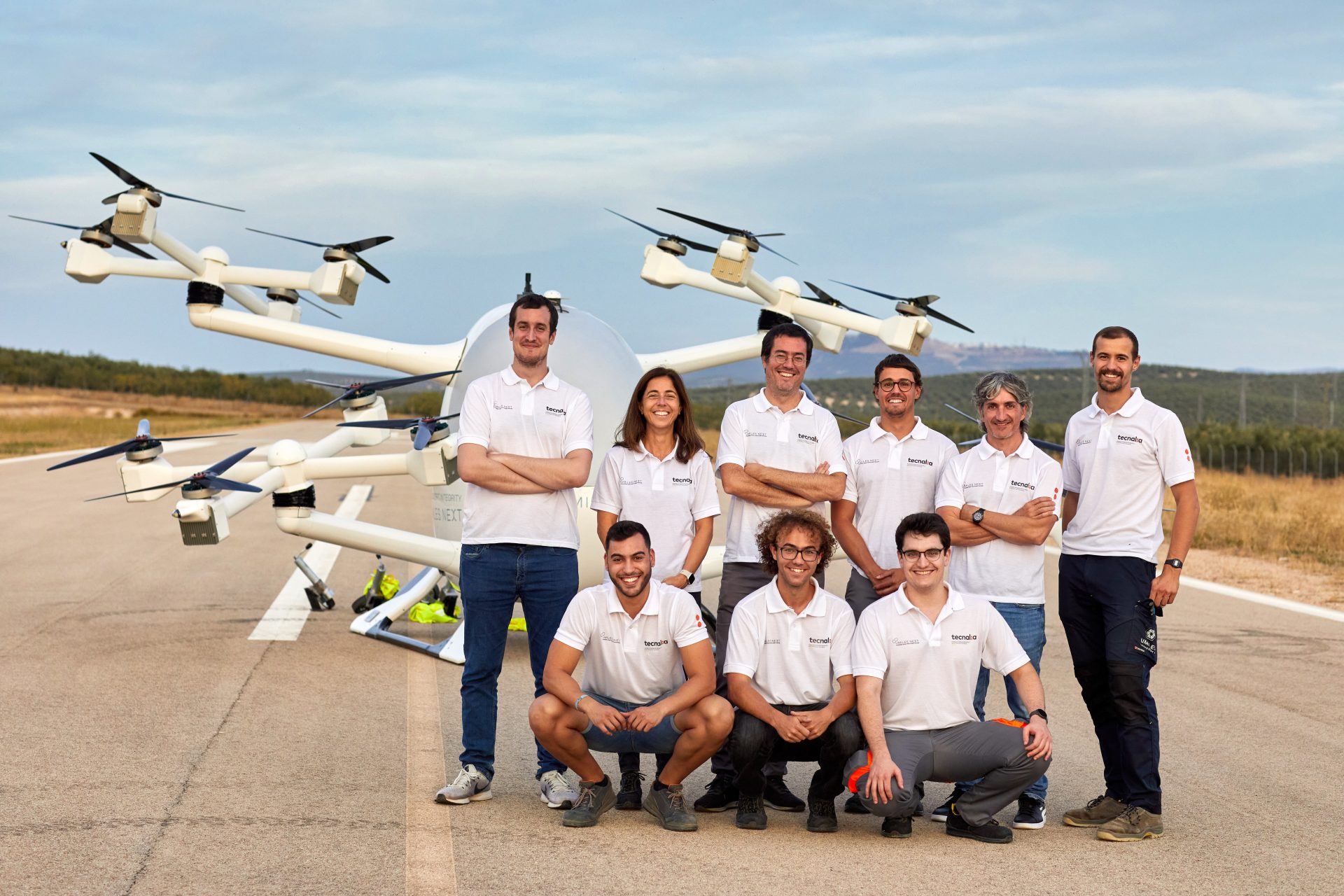 Imagen del equipo de pruebas en Jaén