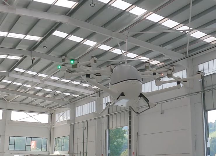 pruebas indoor del aerotaxi de TECNALIA