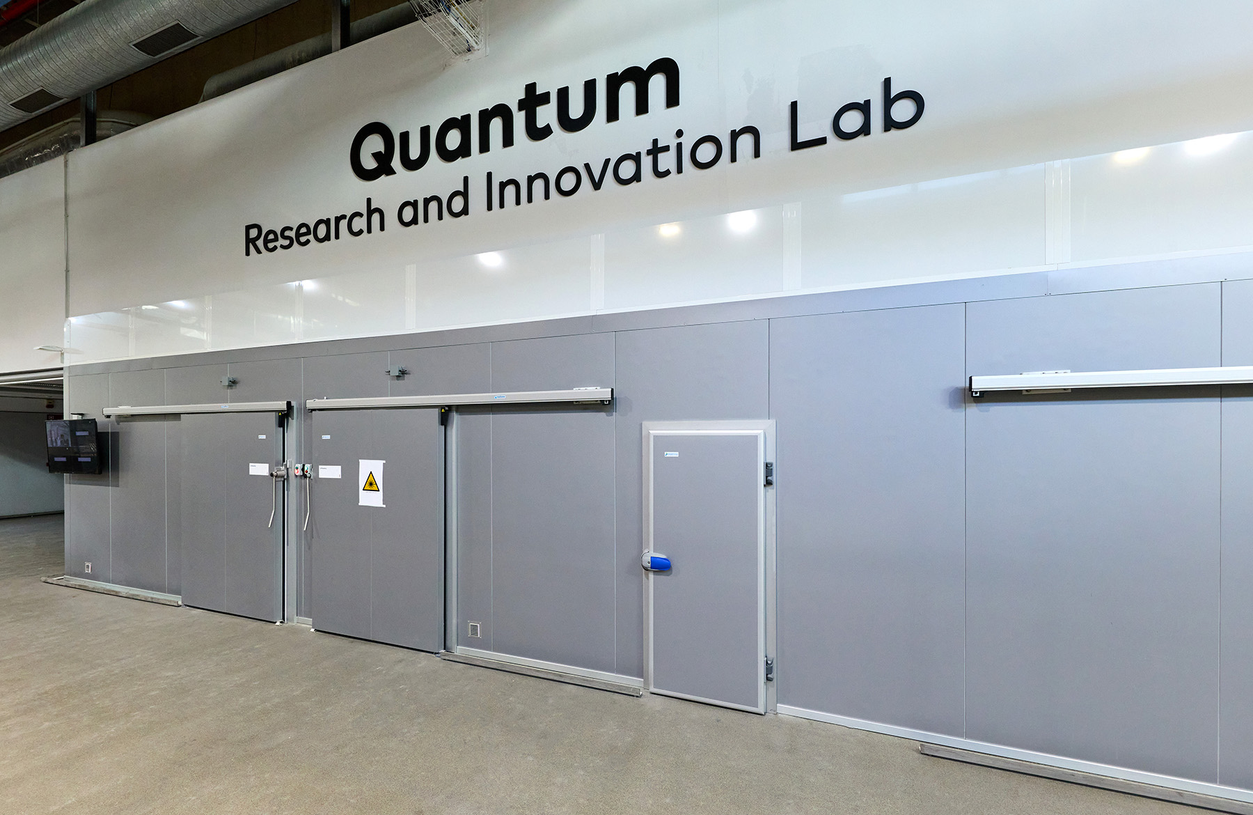 Imagen frontal del laboratorio de cuántica de TECNALIA, Quantum research and innovation