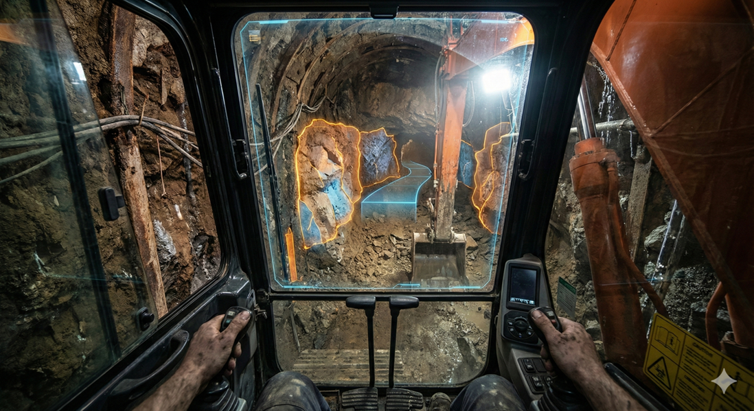 Nuevas tecnologías para procesos de excavación: datos y asistencia inteligente al operario