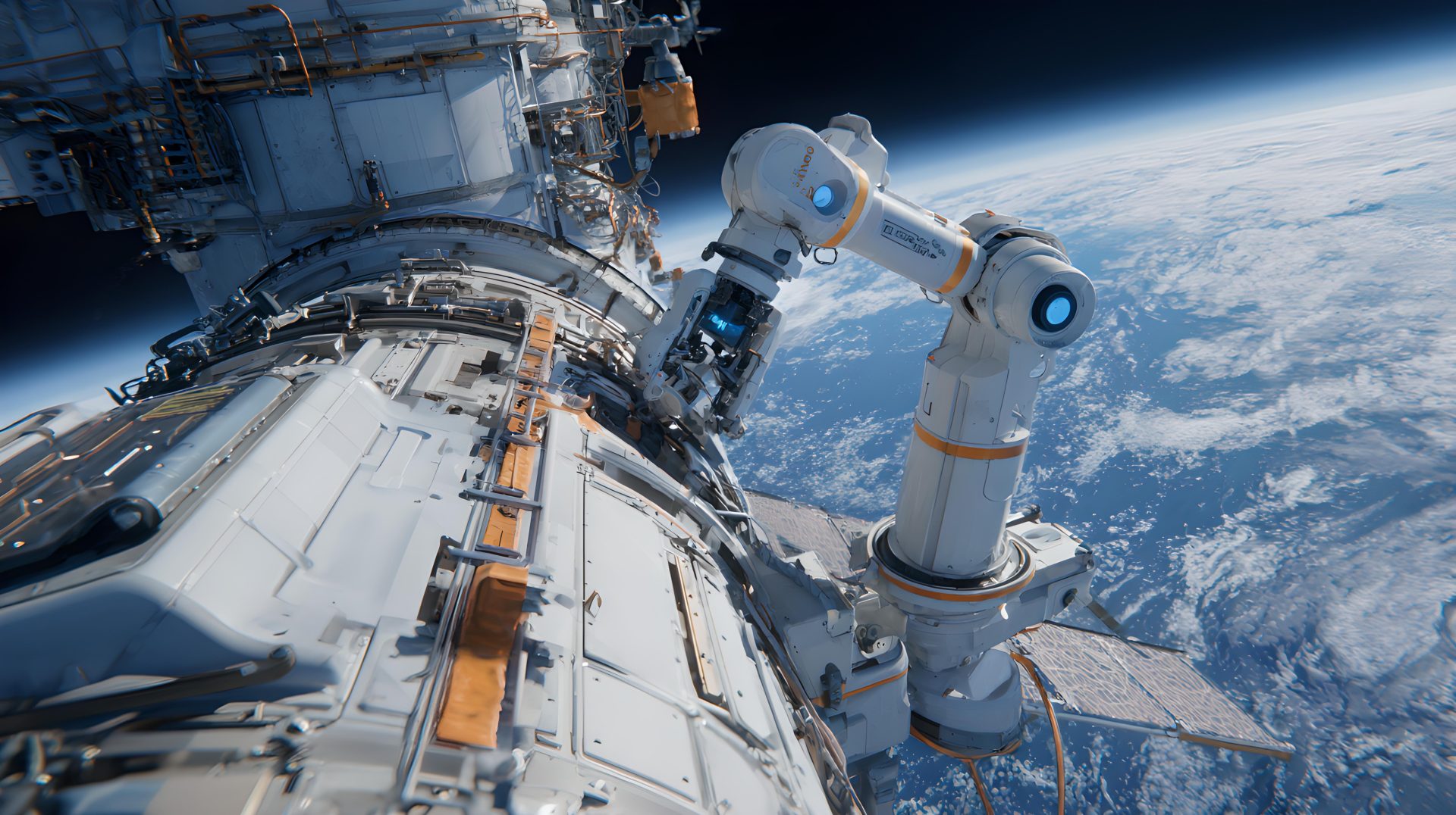 Imagen de estación espacial