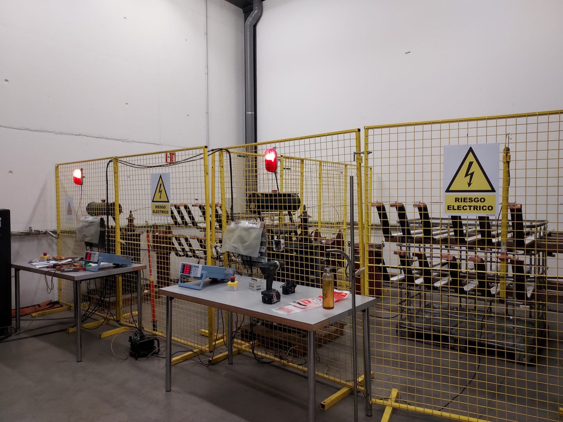 TECNALIA Ensayo sistema aislamiento máquina rotativa