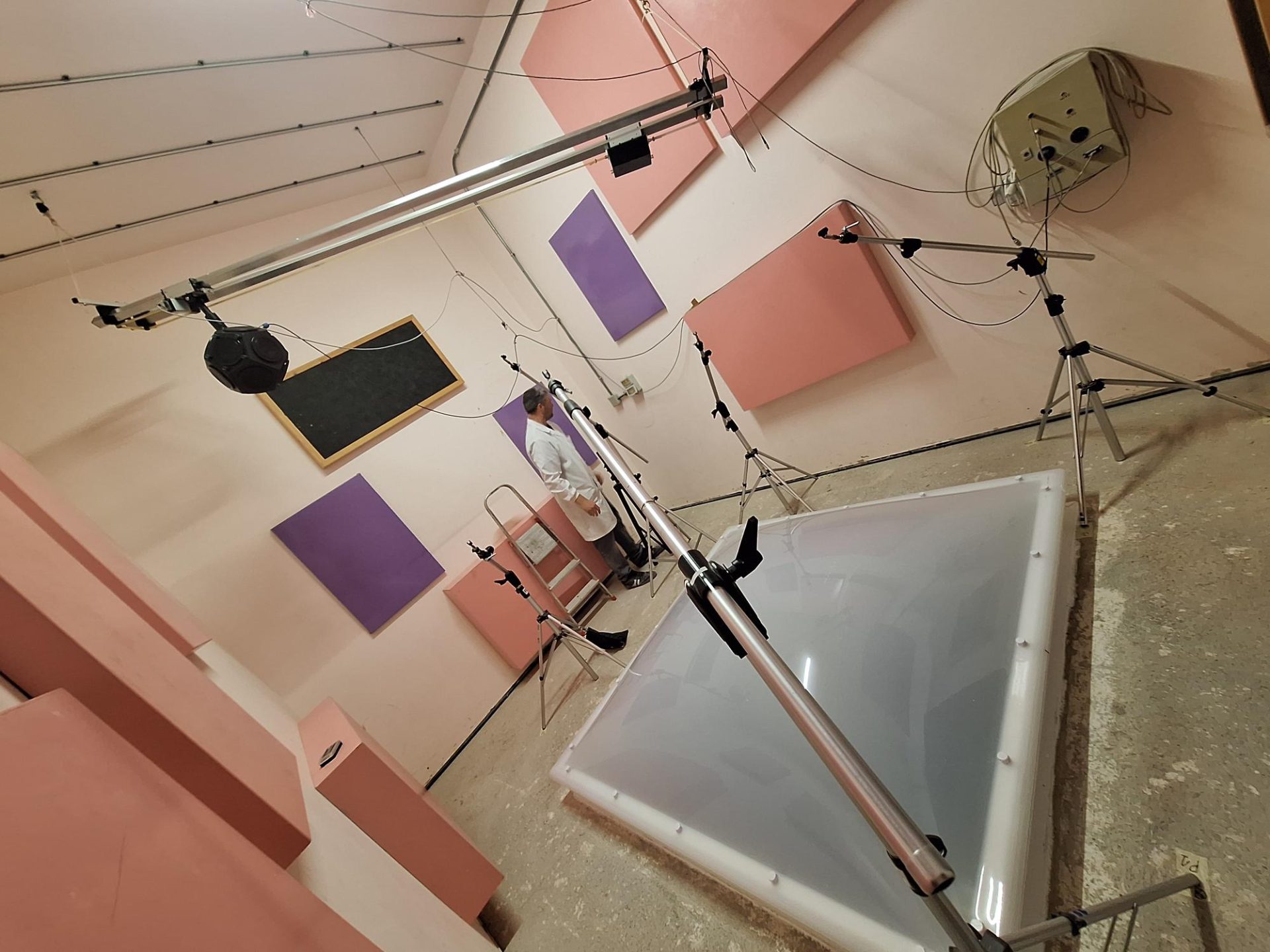 Ensayo acústica claraboya TECNALIA