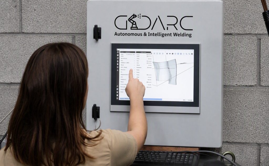 Imagen de Gidarc, pantalla táctil de la solución