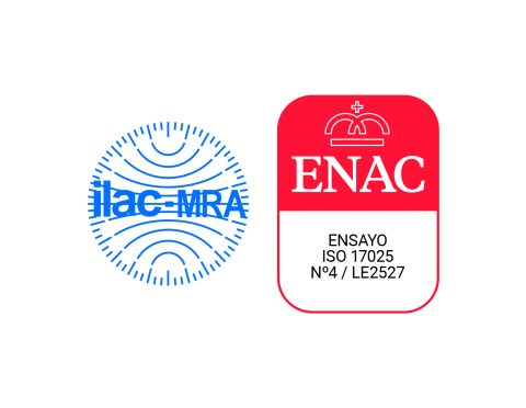 Acreditación ENAC ILAC con nº expediente 4/LE2527 para acústica según Reglamento Europeo de Productos de Construcción (UE) Nº 305/2011 para el marcado CE Sistema 3.