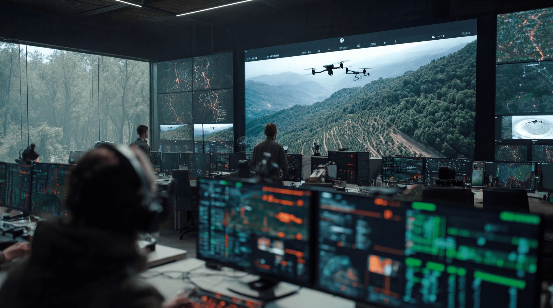 control de mando de drones