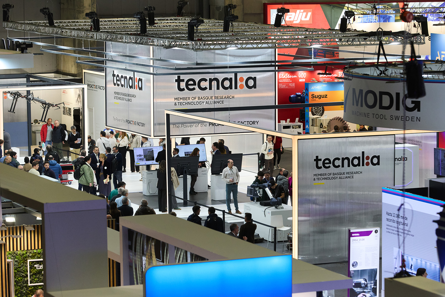 Vista del stand de TECNALIA en la bienal de 2026